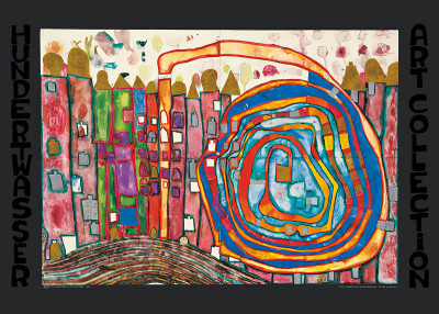 Vem har ätit upp alla mina fönster av Friedensreich Hundertwasser